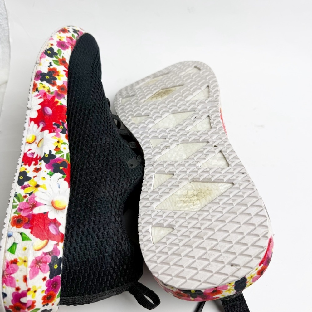 Nobull Black Floral Mesh Sneakers Size 11 - Picture 6 of 7